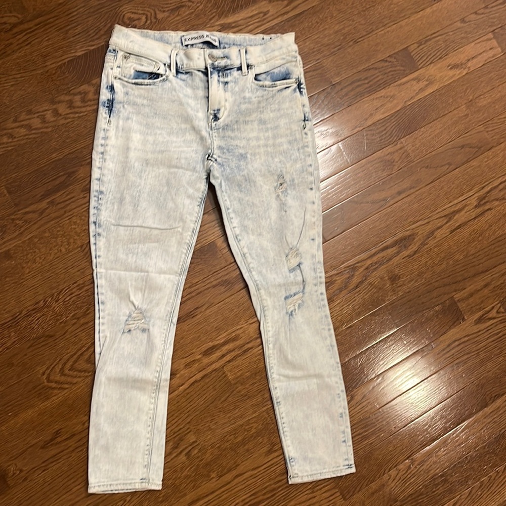 Express jeans mid rise